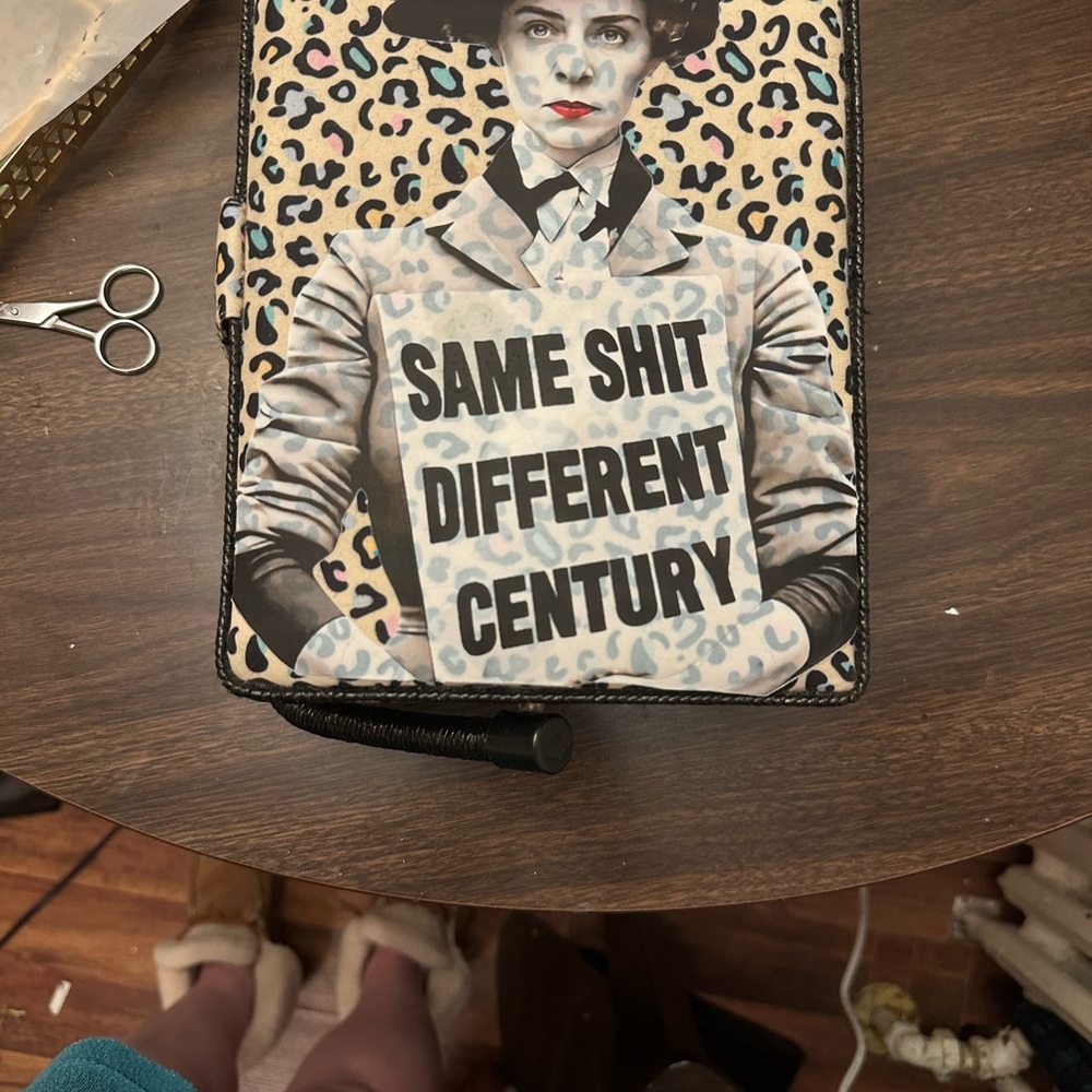 Leopard Print Sewing Basket / Craft Organizer